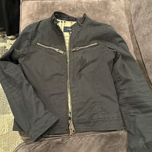 100% Authentic Burberry Bomber Motorcycle Style Jacket